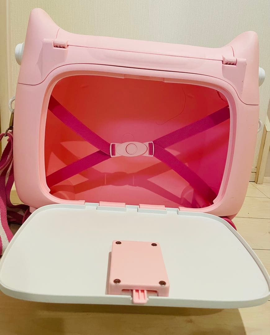 スーツケース　子供乗せ　機内持ち込みMuuHoo ピンク キャリーケース