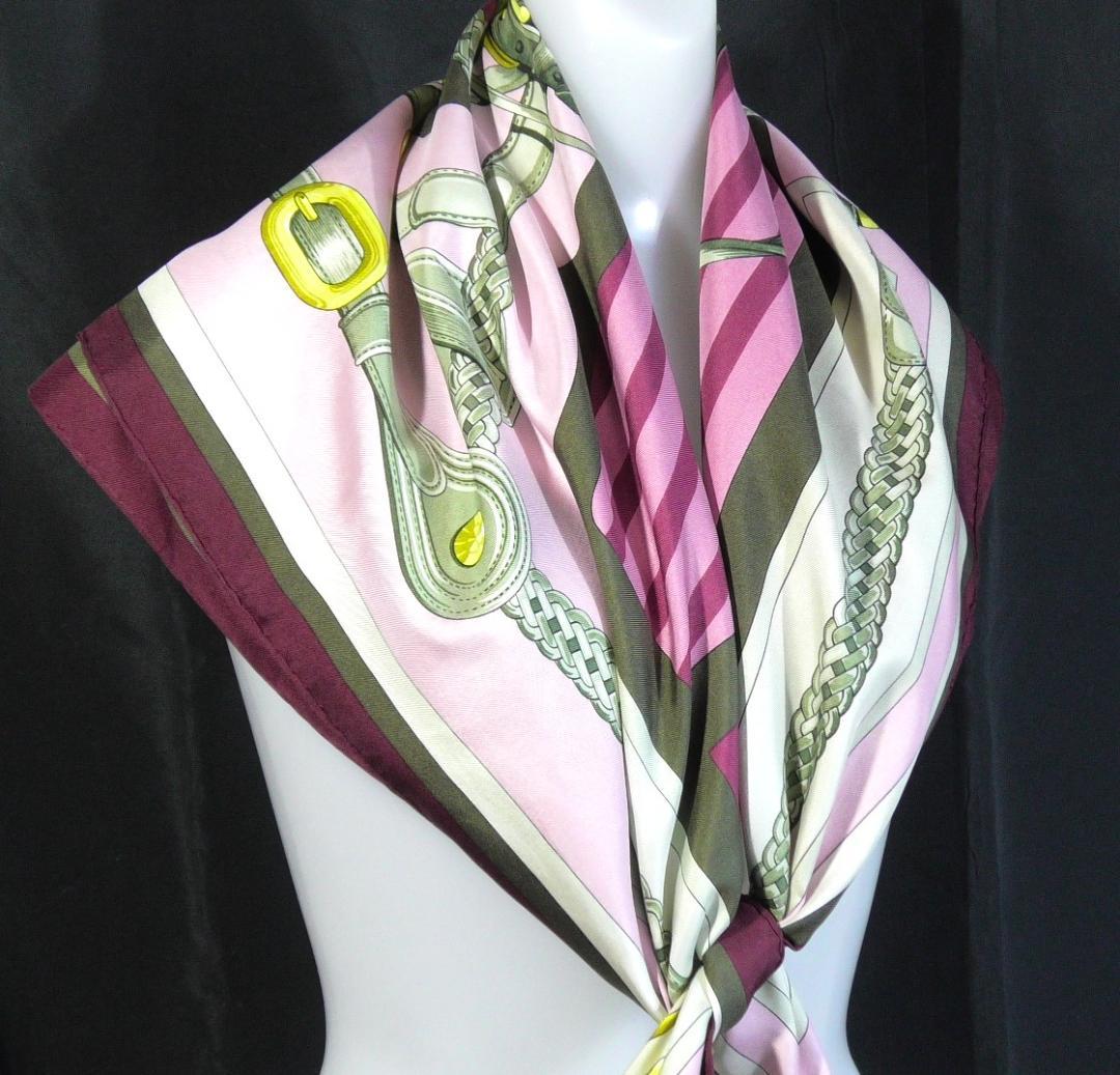 HERMES エルメス　大判スカーフ　カレ90　 D516