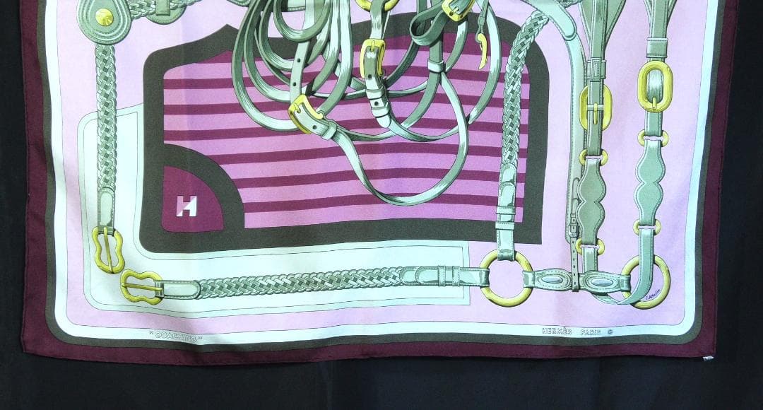 HERMES エルメス　大判スカーフ　カレ90　 D516