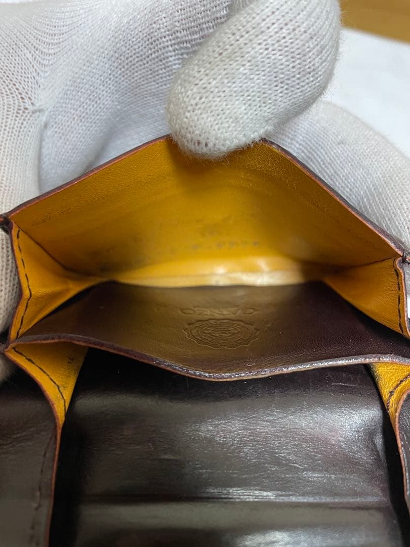 GANZO ガンゾGUD2 カード入れ付き小銭入れ バーガンディ