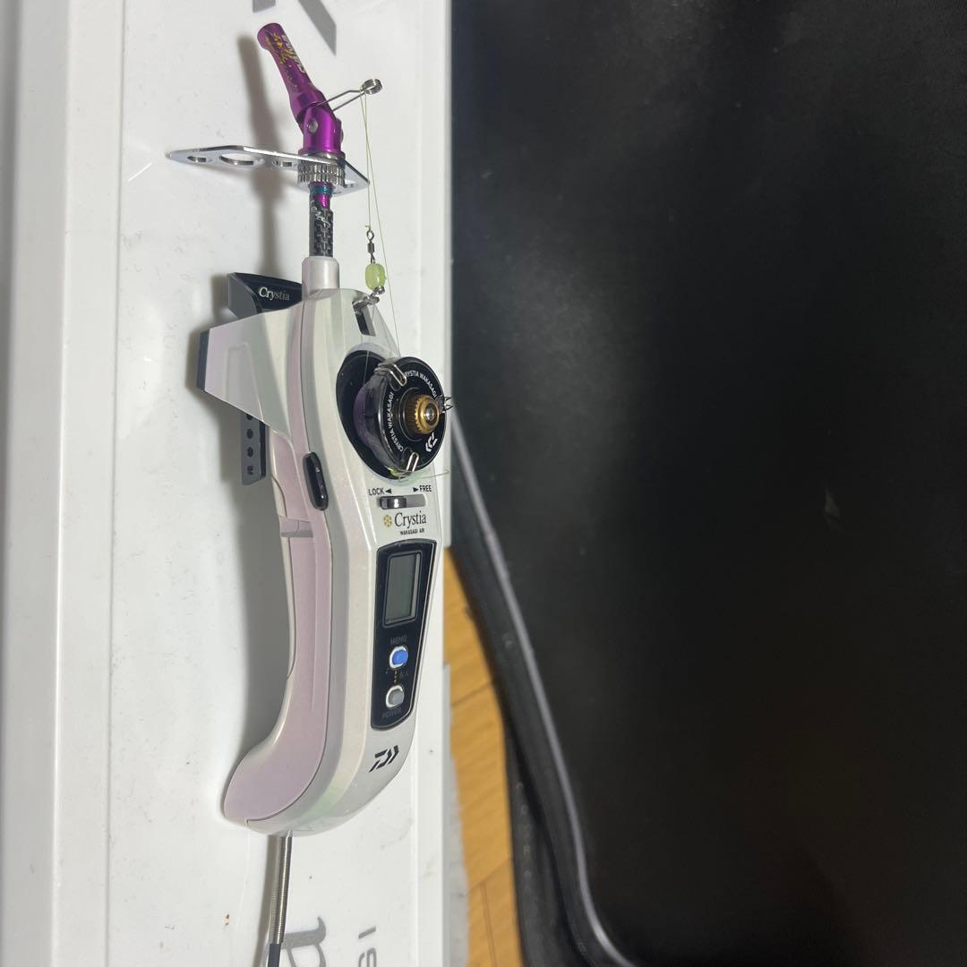 Crystia ワカサギAIRデジタルカウンター付電動リールアタッチメント付