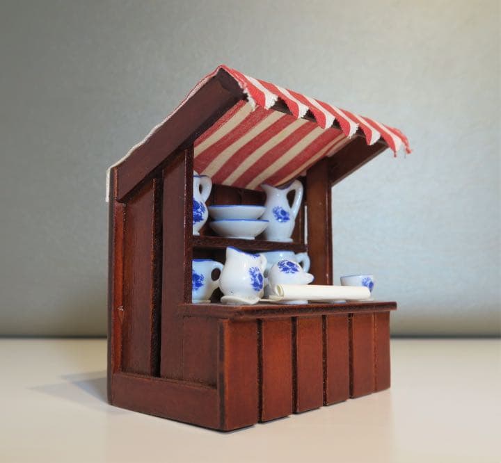 ロイターポーセリン　西ドイツ製　当時物　ミニチュア　アンティーク　ドールハウス