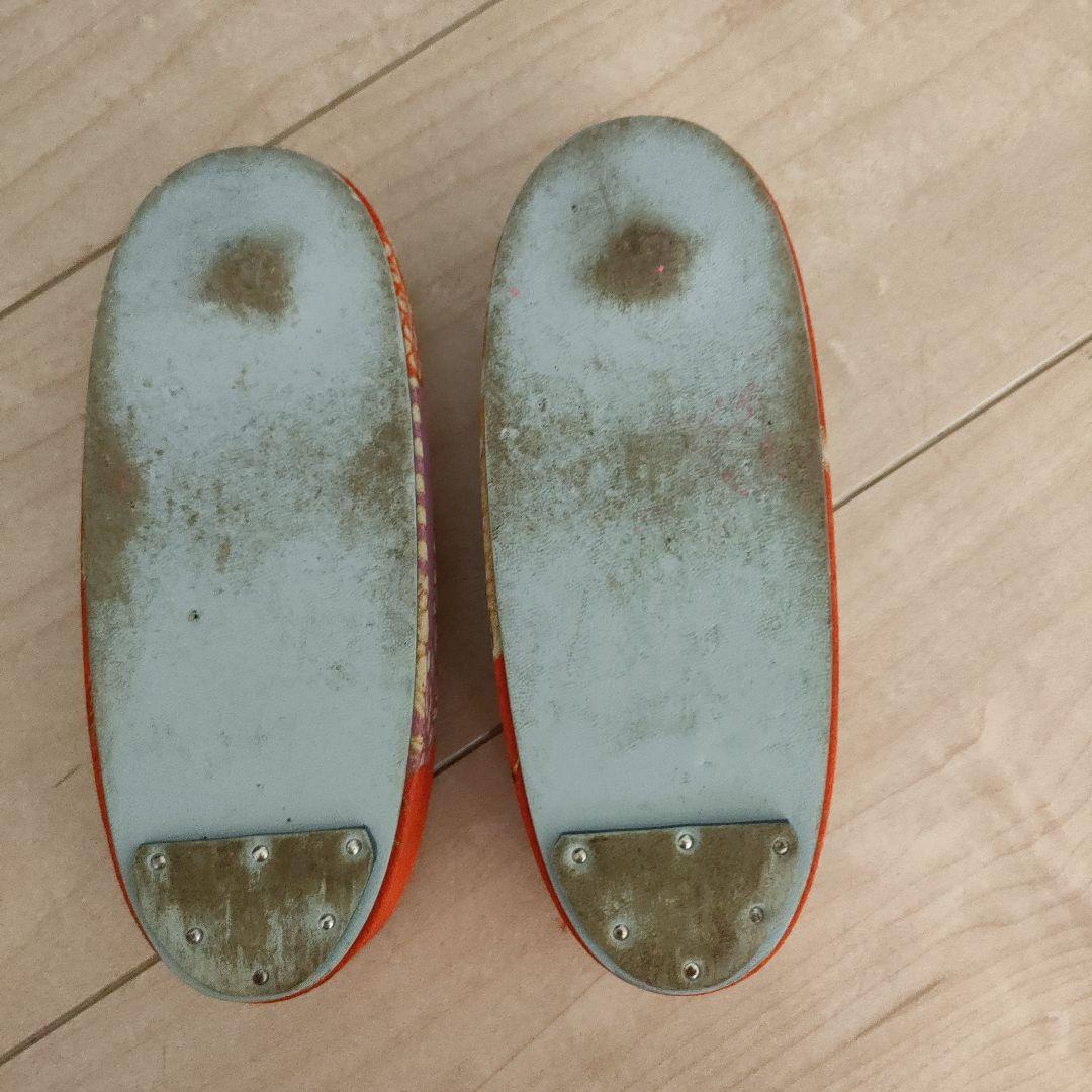 アンティーク3歳児用　七五三着物　オレンジ系