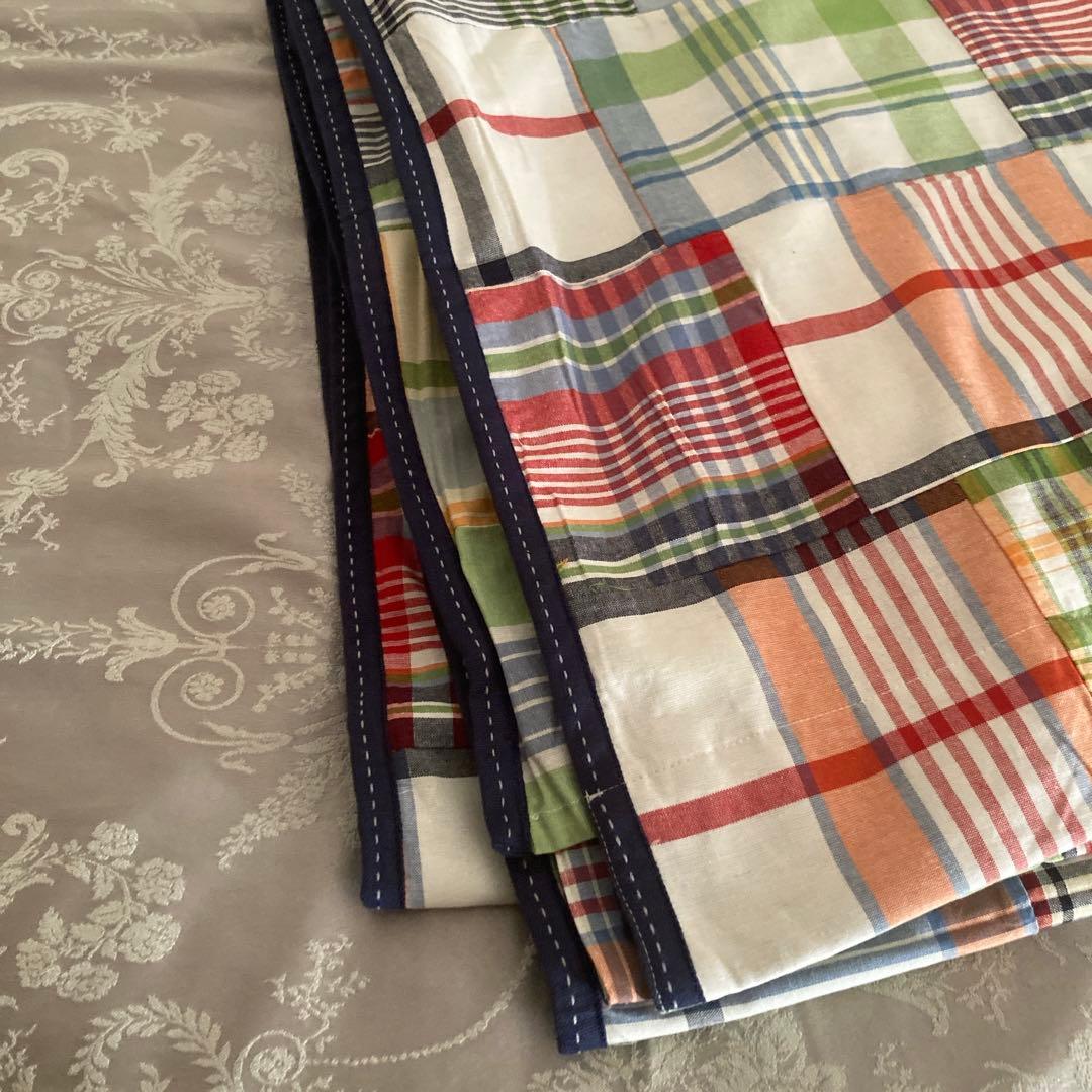 Pottery Barnポッタリーバンパッチワーク遮光カーテン/のれん1枚 新品