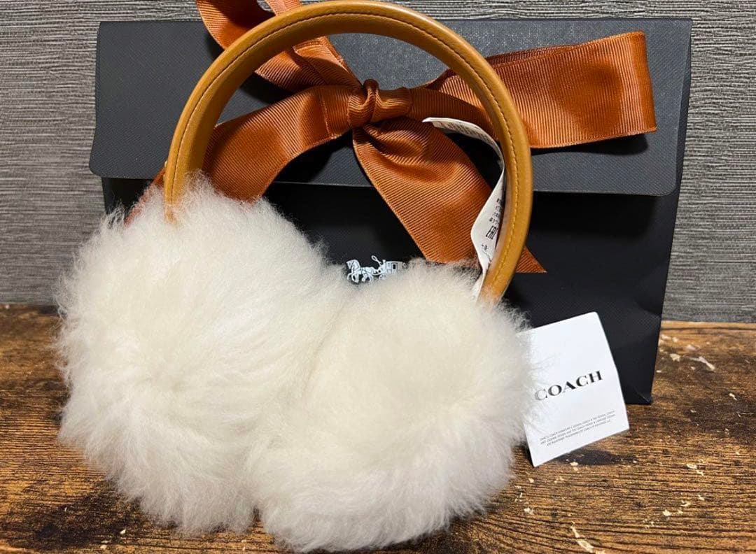 (3/10で掲載中止)COACH シアリング イヤーマフ(販売終了カラー)