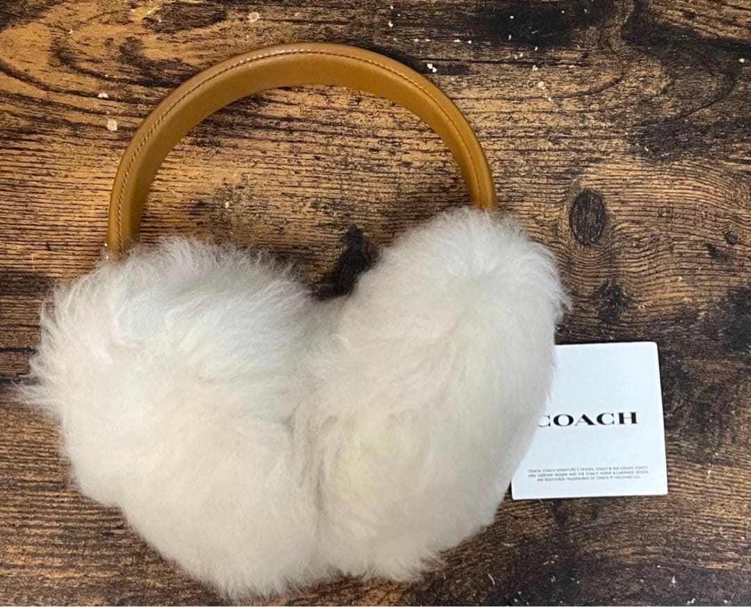 (3/10で掲載中止)COACH シアリング イヤーマフ(販売終了カラー)