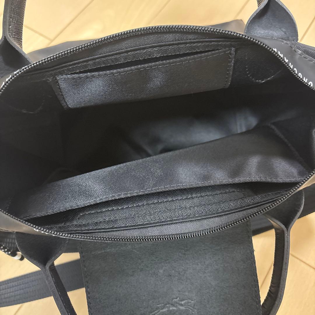 LONGCHAMP ブラック トートバッグ1512