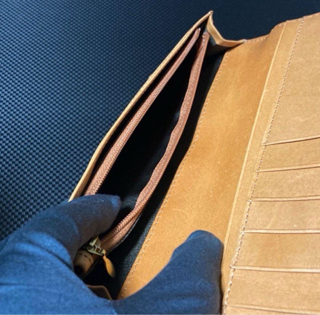 シェルコードバン ロカド 二つ折り 長財布 小銭入れ 馬革 ダークグリーン