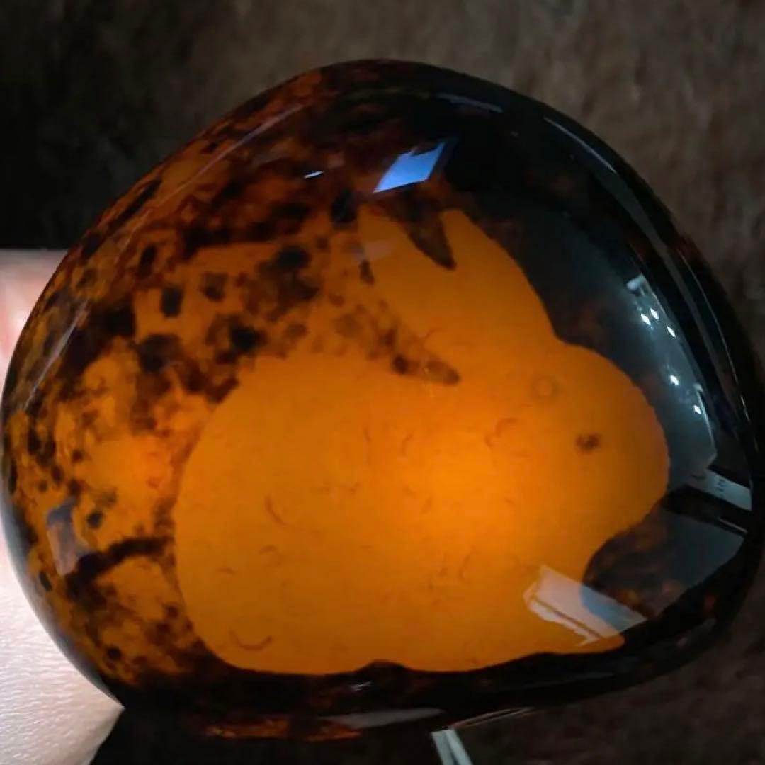 サードニクス　マダガスカル産 縞瑪瑙　天然　原石 うさぎ　縁起物 207g