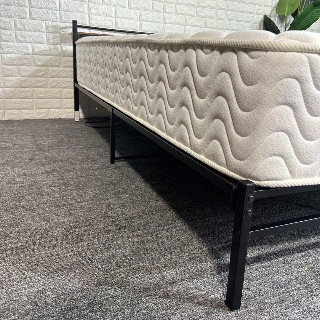 ベッドセット フレーム マットレス ダブル リビングハウス 眠ノ家 G026