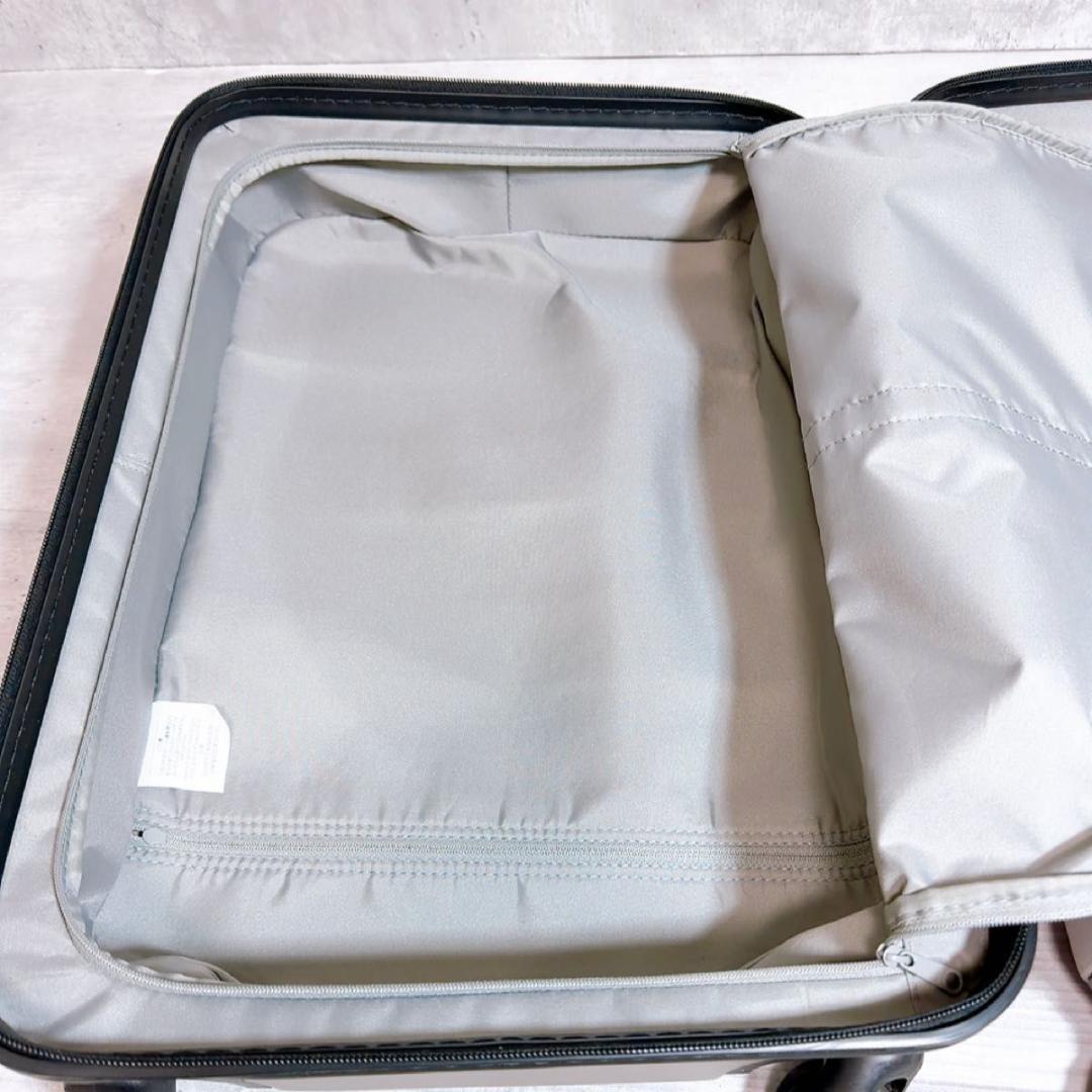 廃盤　無印良品　バーの高さを自由に調節できるストッパー付きハードキャリー 33Ｌ