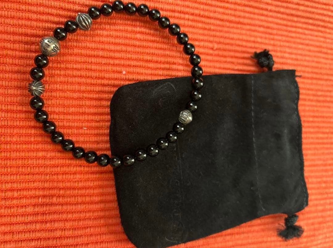 Chrome Hearts オニキスブレスレット