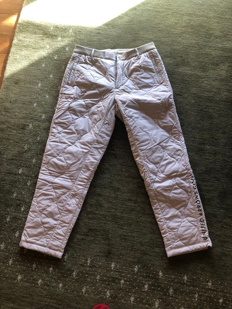 UNITED ARROWS GOLF キルティングパンツ ベージュ