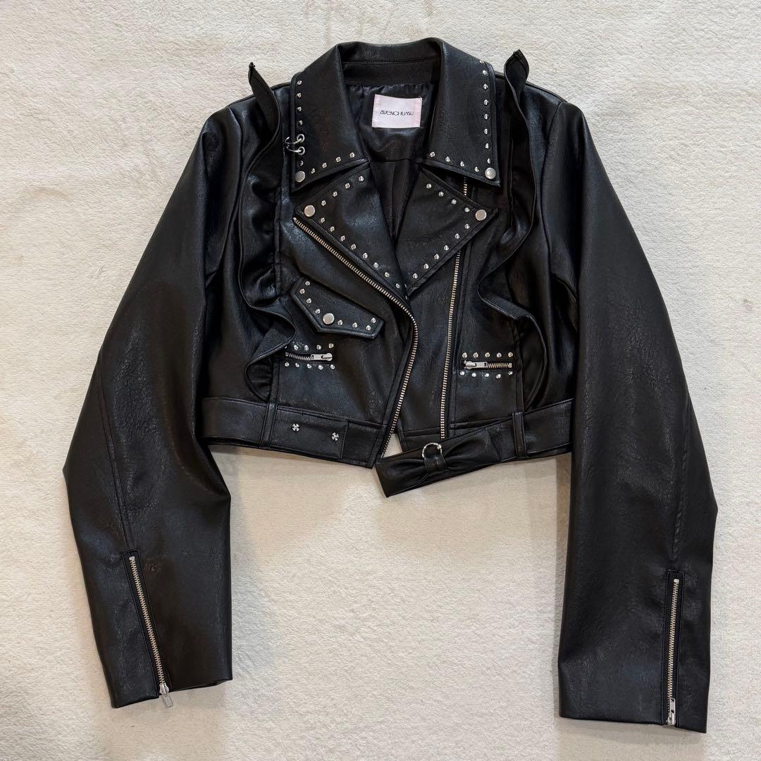 AVENCHUMU Bad princess riders jacket 黒