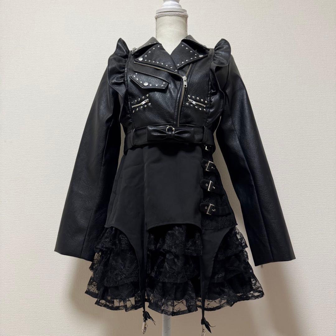 AVENCHUMU Bad princess riders jacket 黒