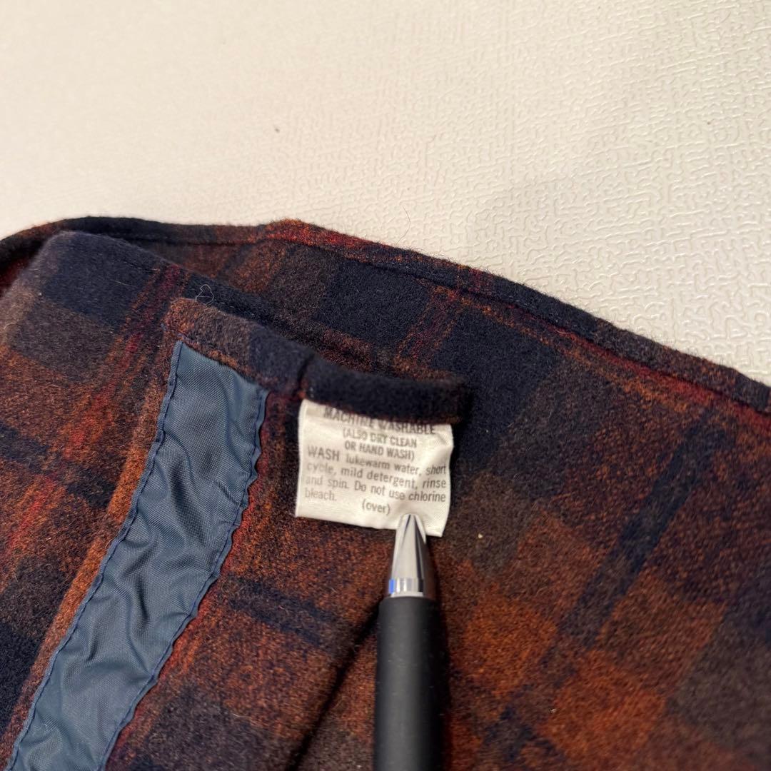 【美品】70’s PENDLETON ペンドルトン ウールシャツ XL チェック
