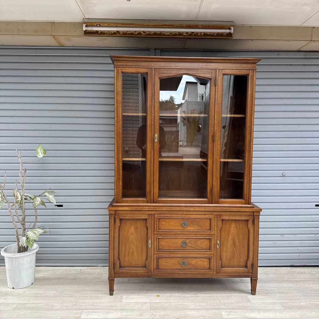 ドレクセルヘリテイジ トライユン　食器棚　カップボード　飾り棚　ドレクセル