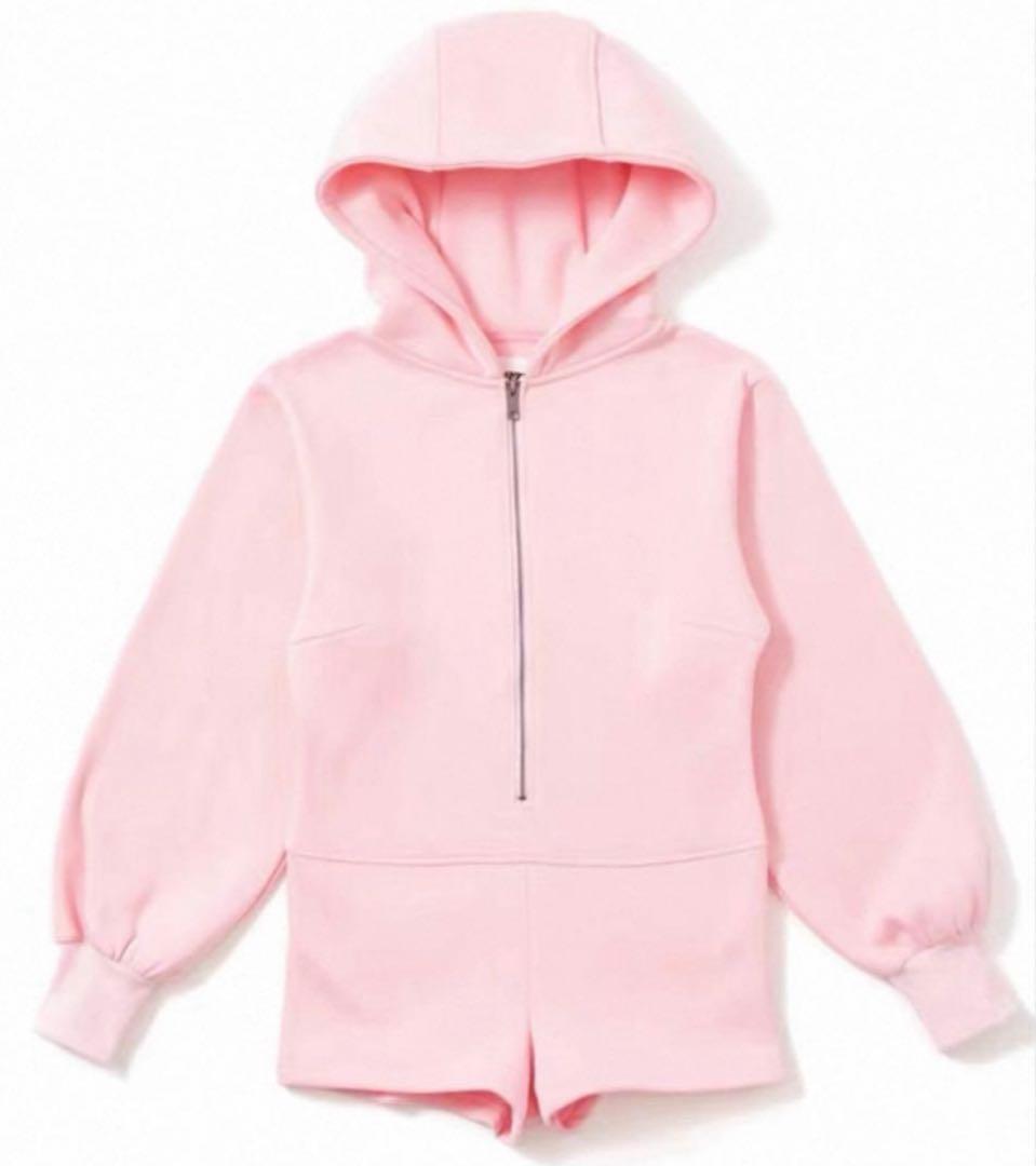 HTHsweat hood romper HTHロンパース美品