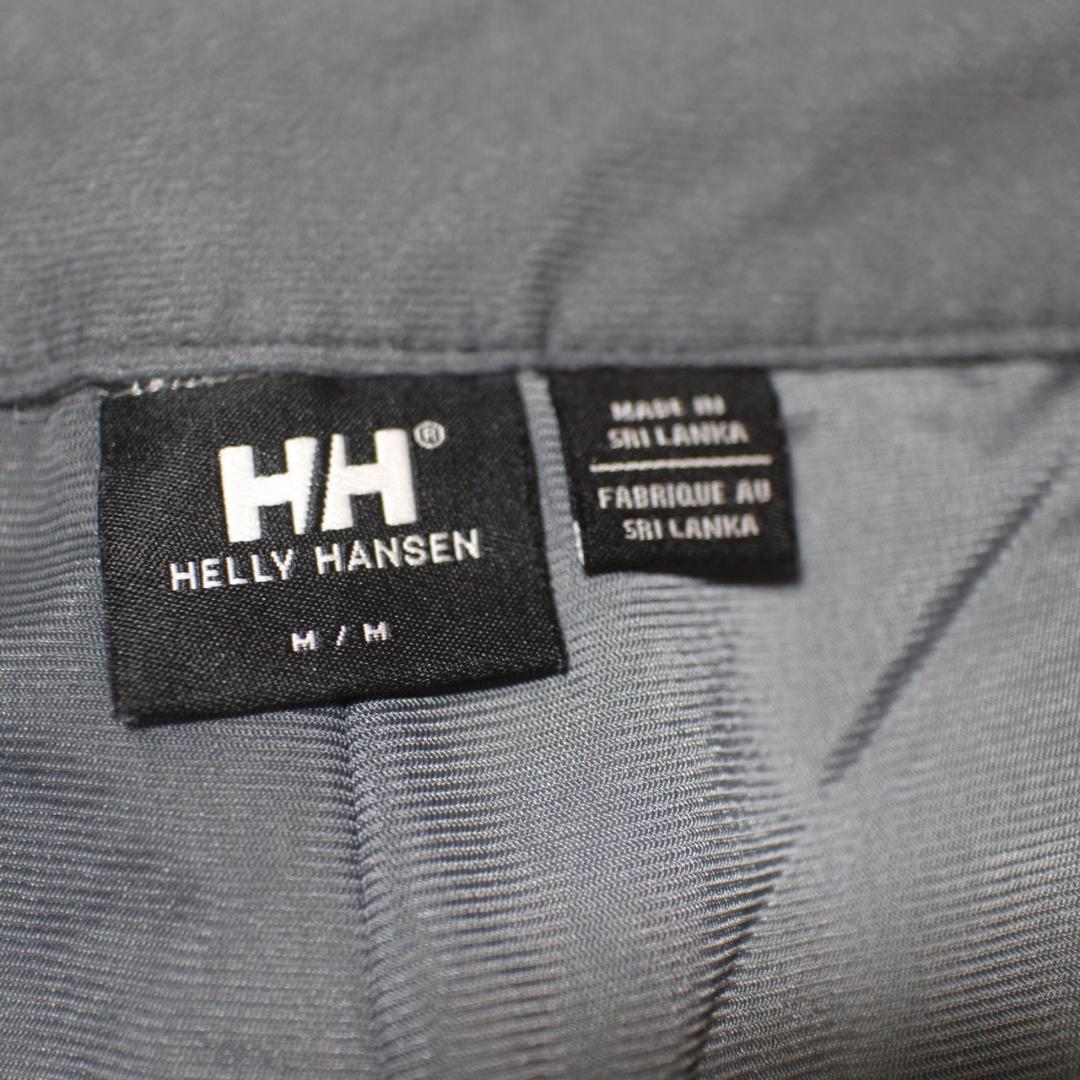 【美品 高撥水 リップストップ】ヘリーテック【M】ヘリーハンセン スノーパンツ