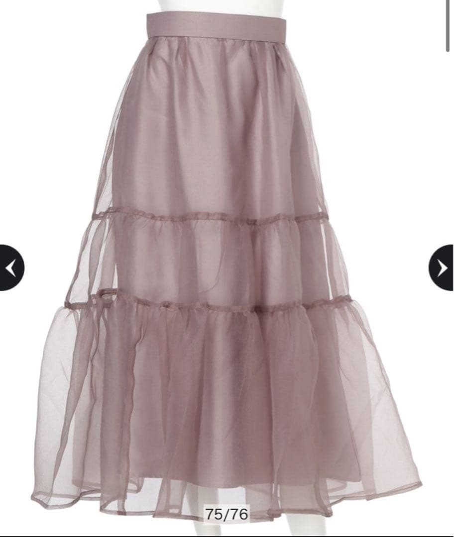 【新品】Arpege story♡オーガンティアードスカート