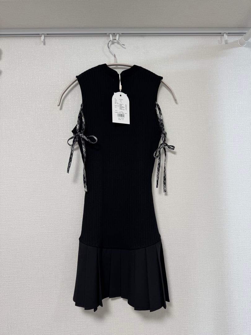 【新品未使用】darich ドッキングレースアップミニワンピース　フリーサイズ♡