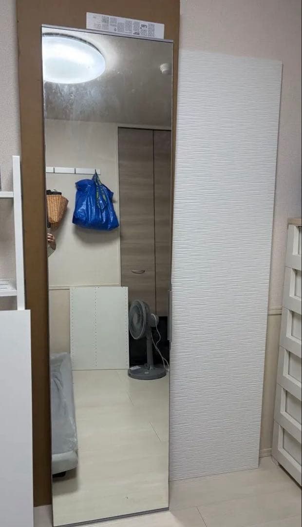 【引取限定】フレーム新品未使用　IKEA PAX ワードローブ　クローゼット　鏡