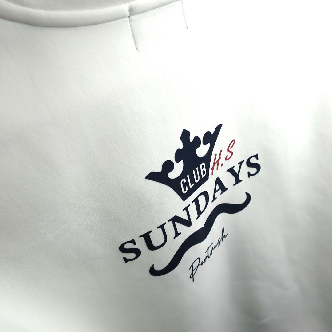 adabat 日本製 せとはるコラボ ハーフジッププルオーバー 白 M