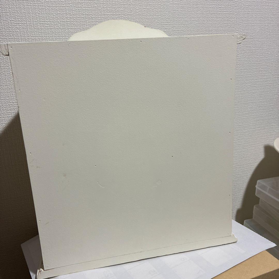 新品 ホワイトキャビネット アンティーク仕上げ