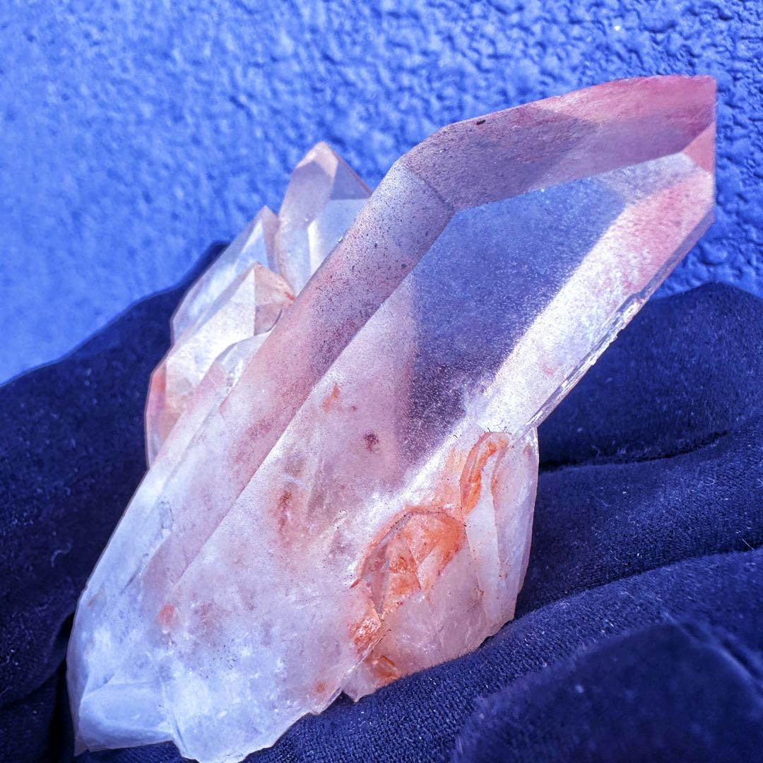 希少❗️高透明度❗️超綺麗♡超強いパワー ピンクヒマラヤ クラスター天然石A1490