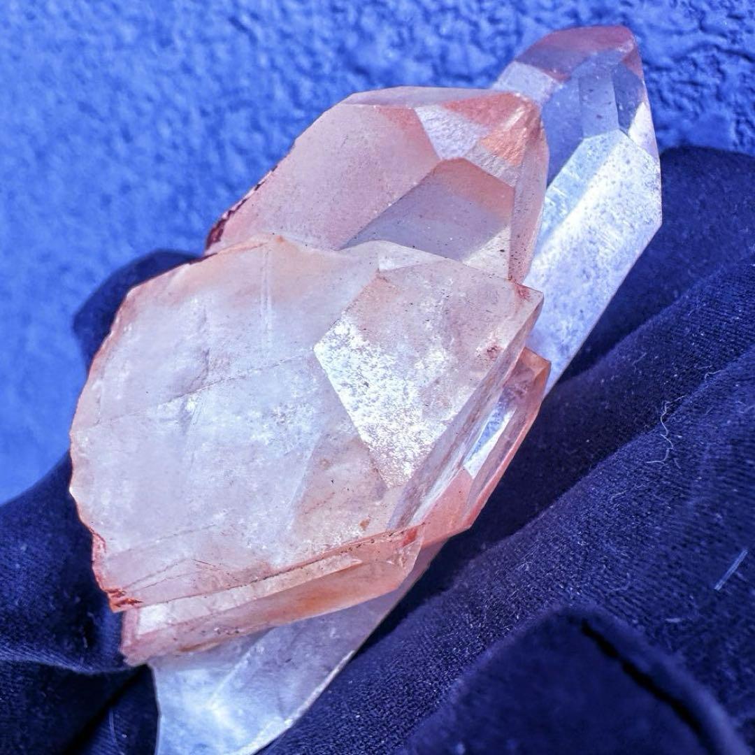 希少❗️高透明度❗️超綺麗♡超強いパワー ピンクヒマラヤ クラスター天然石A1490