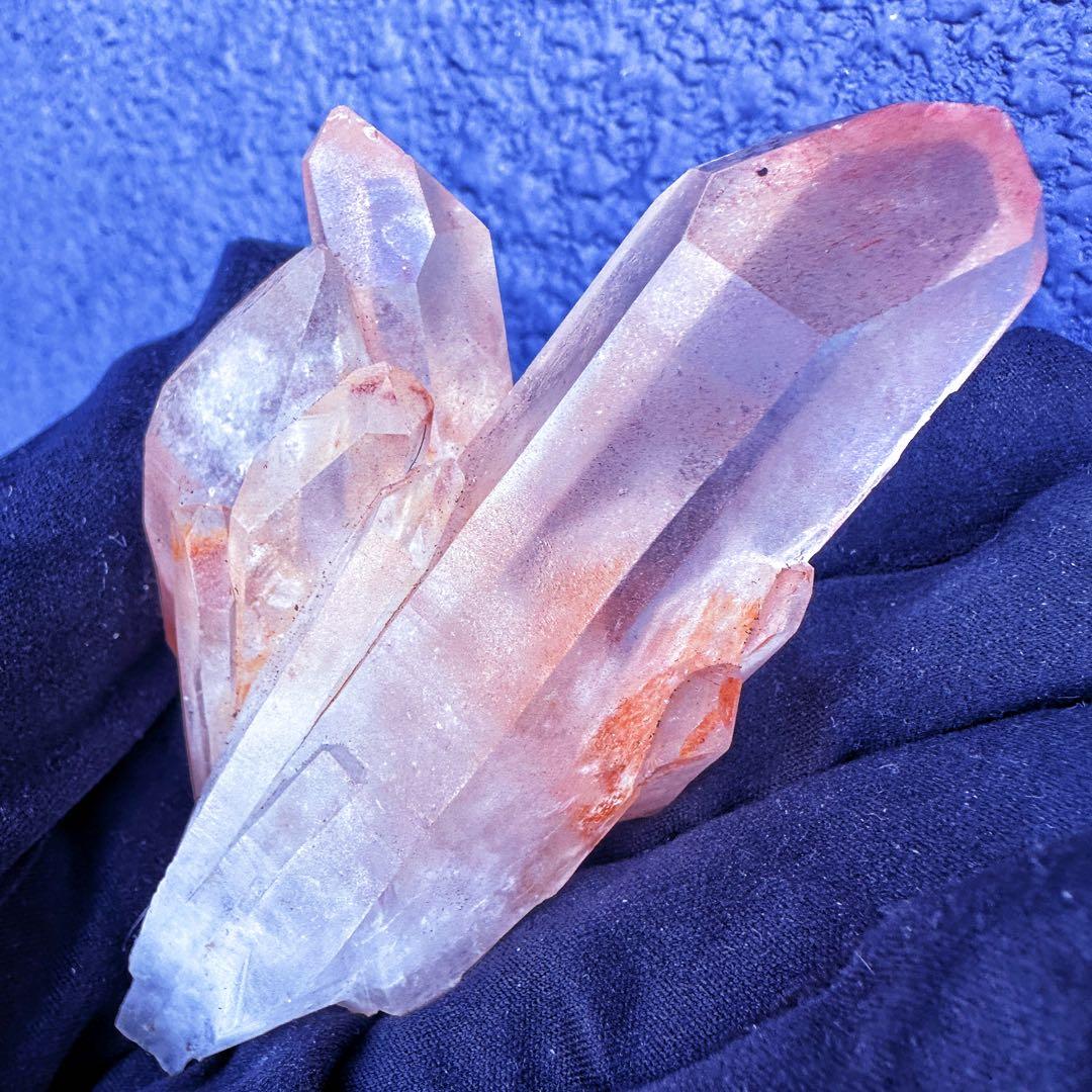 希少❗️高透明度❗️超綺麗♡超強いパワー ピンクヒマラヤ クラスター天然石A1490