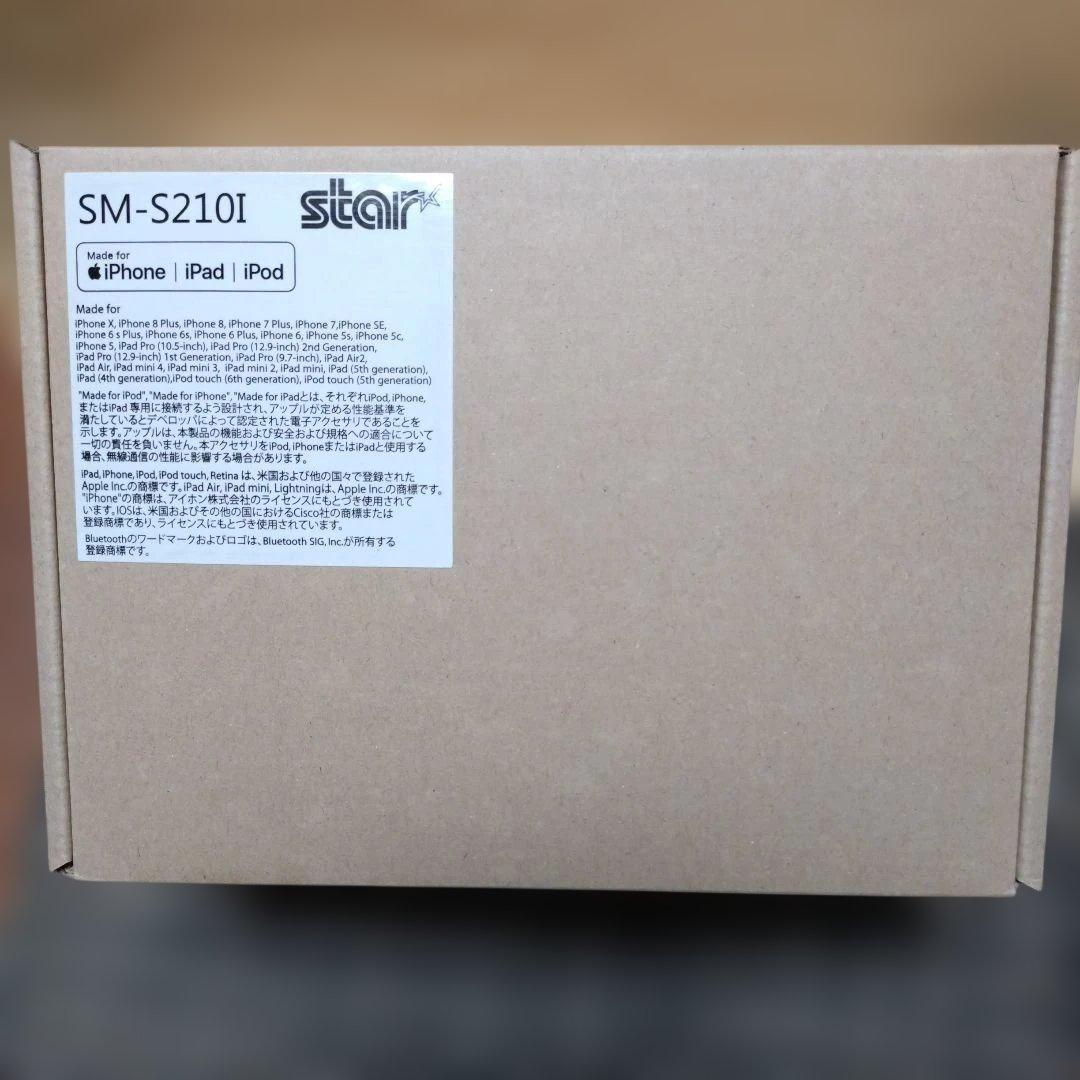スター精密 【SM-S210i モバイルレシート プリンター】✭新品⑦