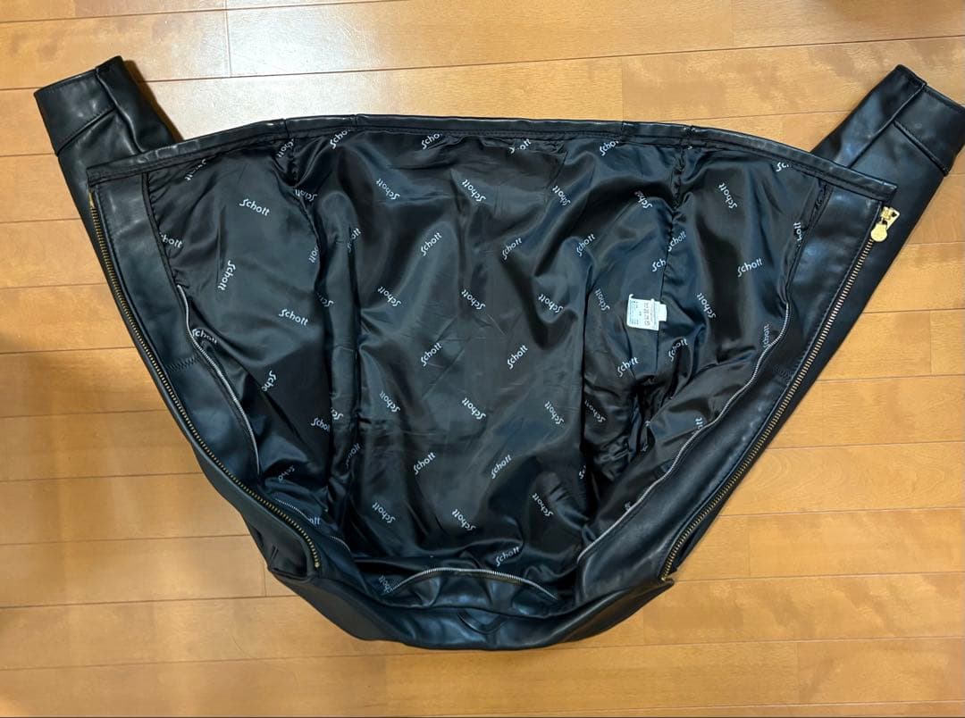 美品 mide in US Schott 642ライダース ジャケット 36
