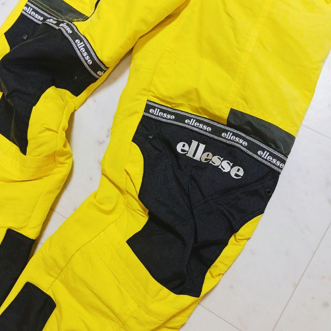 エレッセ ゴールドウィン製 スキーウェア 上下 Y2K レトロカラー 裏フリース