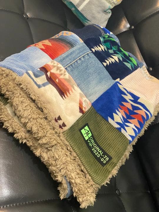 ペンドルトン.リメイク/ブランケット.ハンドメイド/handmade