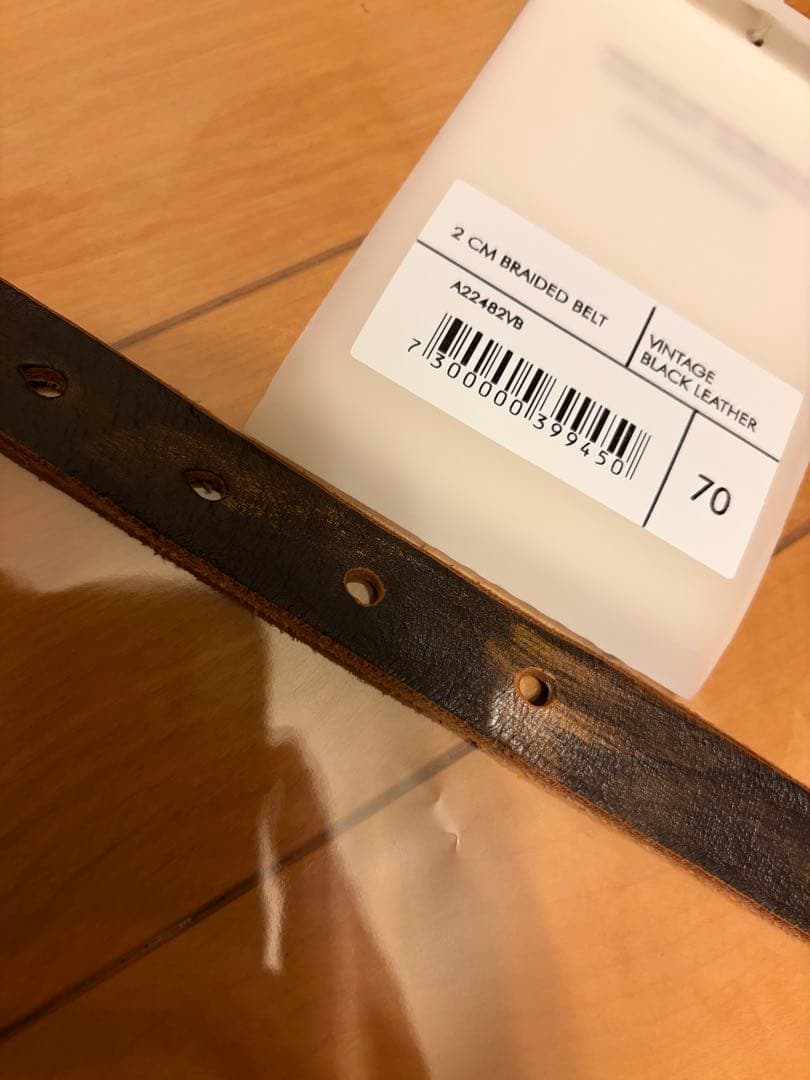 斉藤 OUR LEGACY／VINTAGE BLACK LEATER