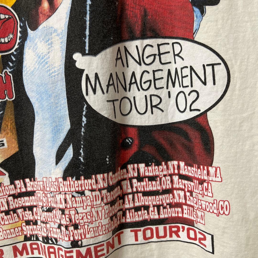 美品　ヴィンテージ　anvil エミネム '02年ツアーTシャツ　両面プリント