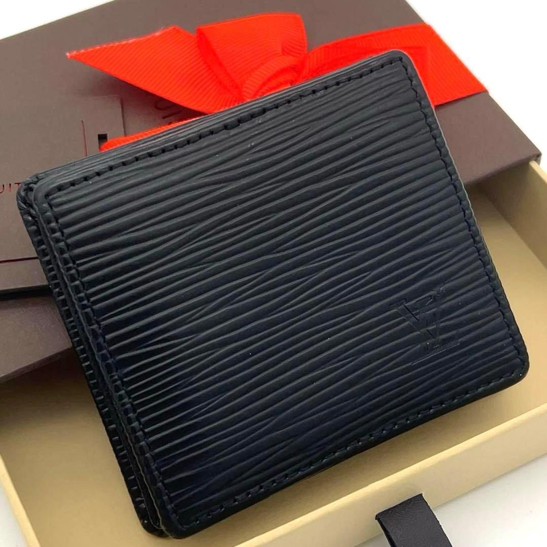 【極美品】ルイヴィトン エピ ケース ポルトモネ ボワット ブラック