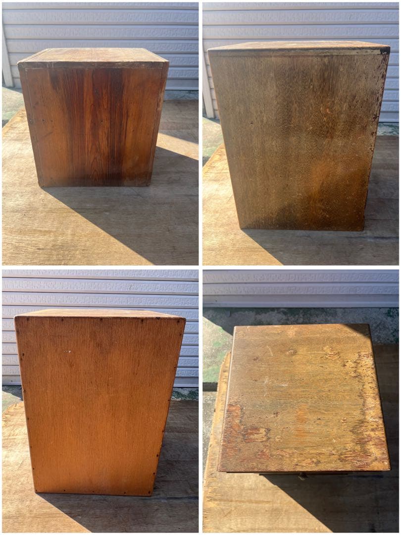 【O-360】小棚 引き出し 4点セット 昭和レトロ アンティーク 収納