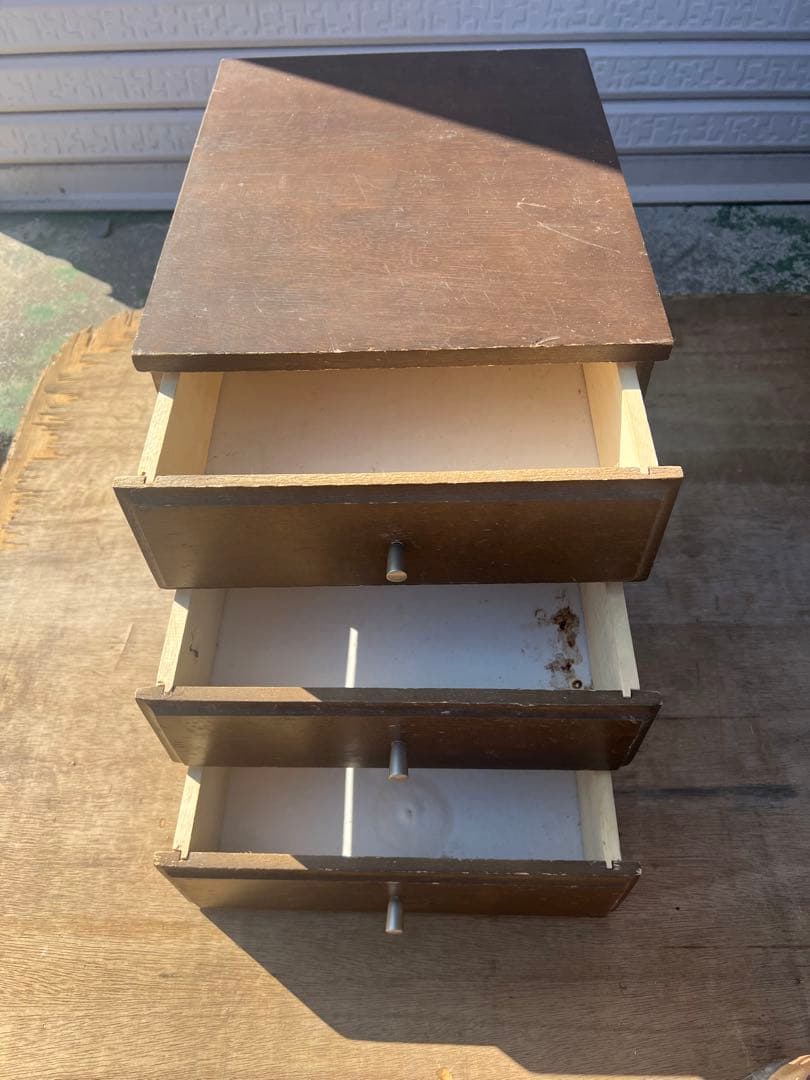 【O-360】小棚 引き出し 4点セット 昭和レトロ アンティーク 収納