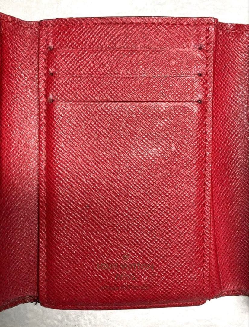 ルイヴィトン ダミエエベヌ ポルトフォイユ　ヴィクトリーヌ 三つ折り財布