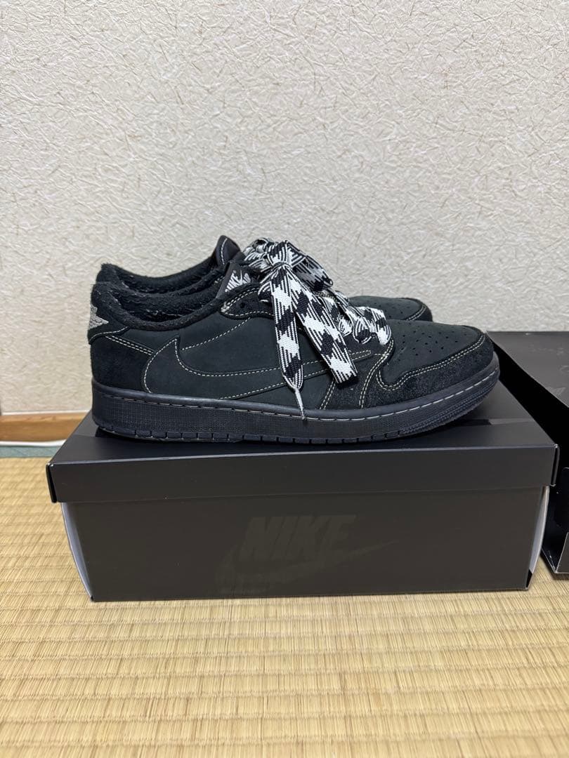 エアジョーダン1 トラヴィススコット　ブラックファントム