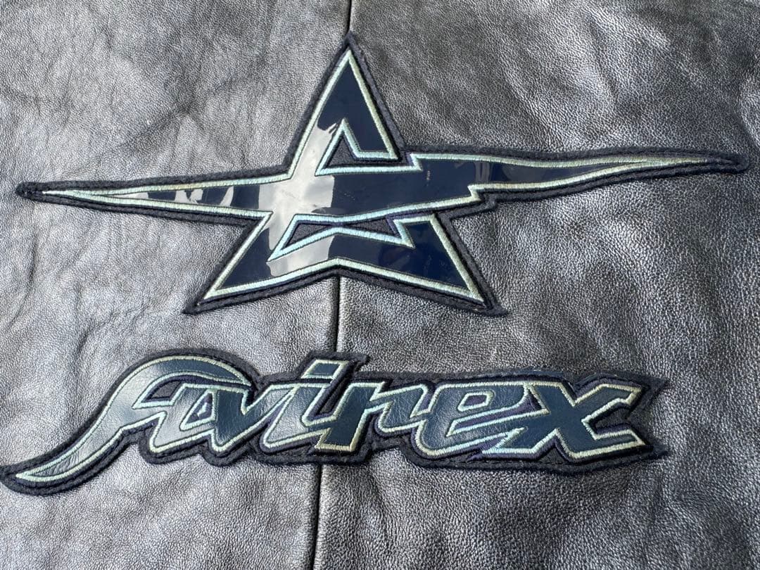 最終値下げ!激レア！特別な質感 AVIREX レザージャケットシングルライダース