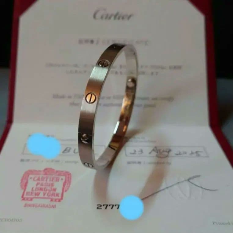 ◆ビンタ◆ Cartier【2025年8月購入】ラブブレス #19