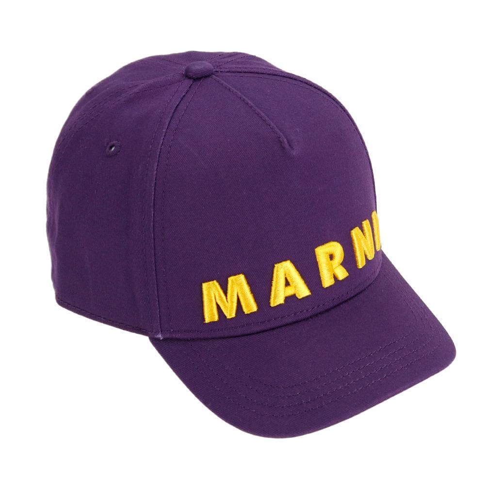 マルニ ベースボールキャップ パープル マルニキッズ 大人も着用可能 コットン