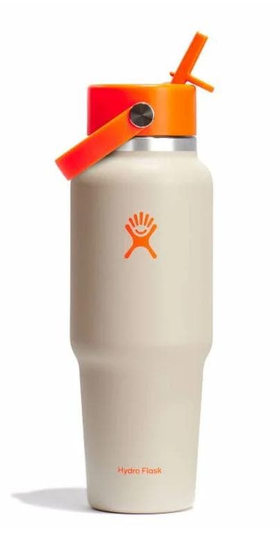 【限定】Hydro Flask 32 oz ネオンオレンジ ストロー付