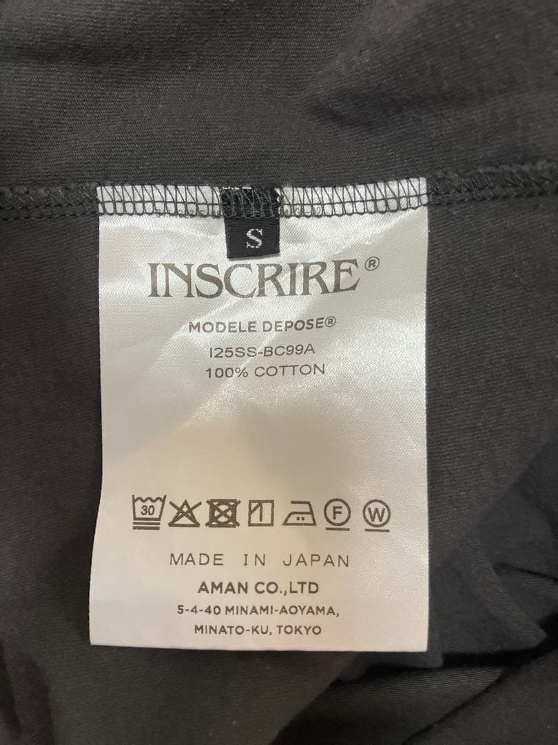 INSCRIREアンスクリア/Print Tube Topプリントチューブトップ