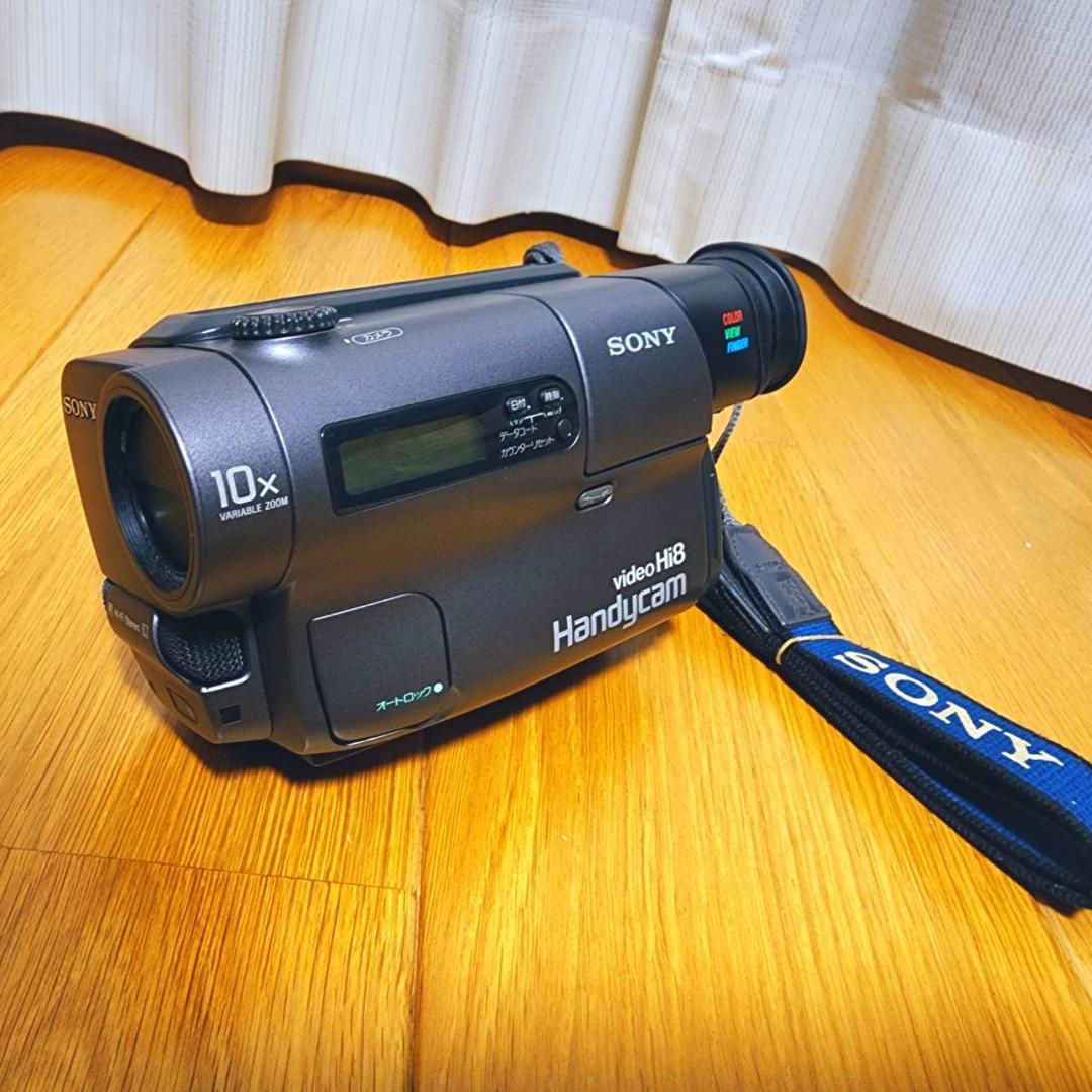 【動作確認済】 SONY Hi8 高画質 ビデオカメラ CCD-TR3 セット