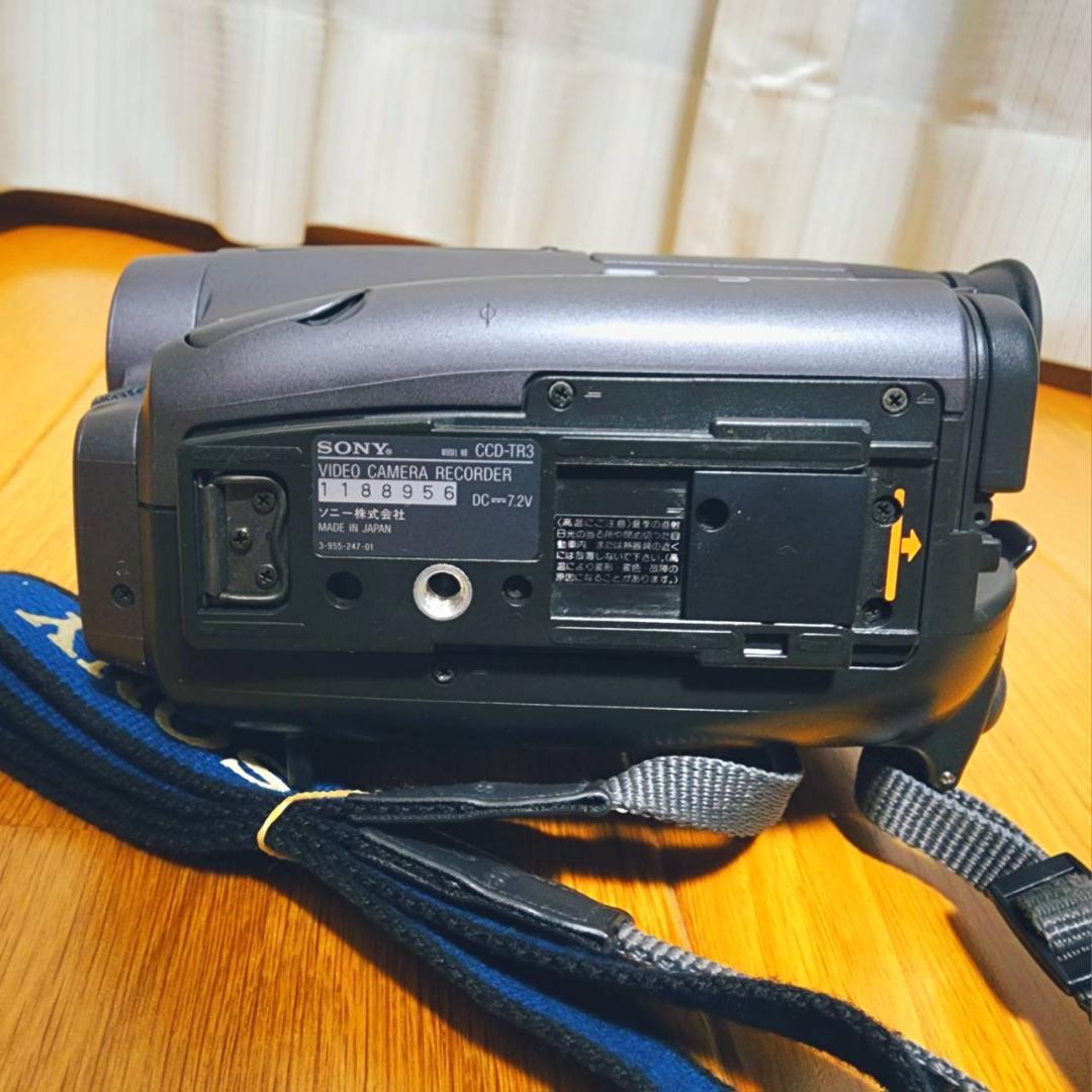 【動作確認済】 SONY Hi8 高画質 ビデオカメラ CCD-TR3 セット