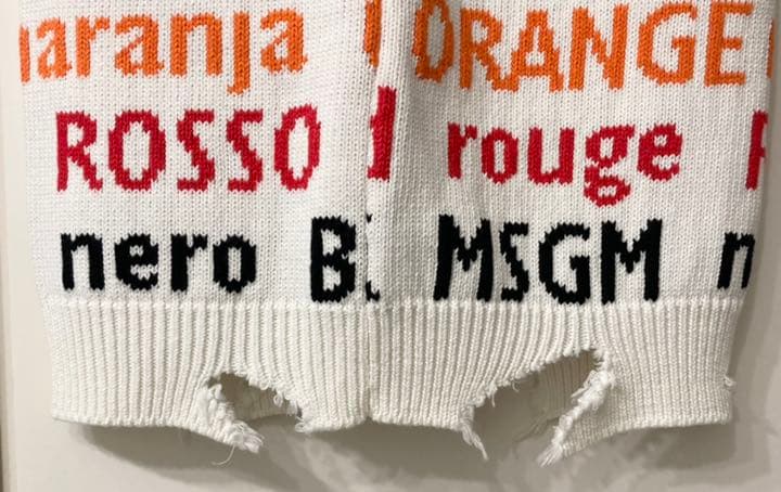新品未使用　msgm ニットスカート　size / S